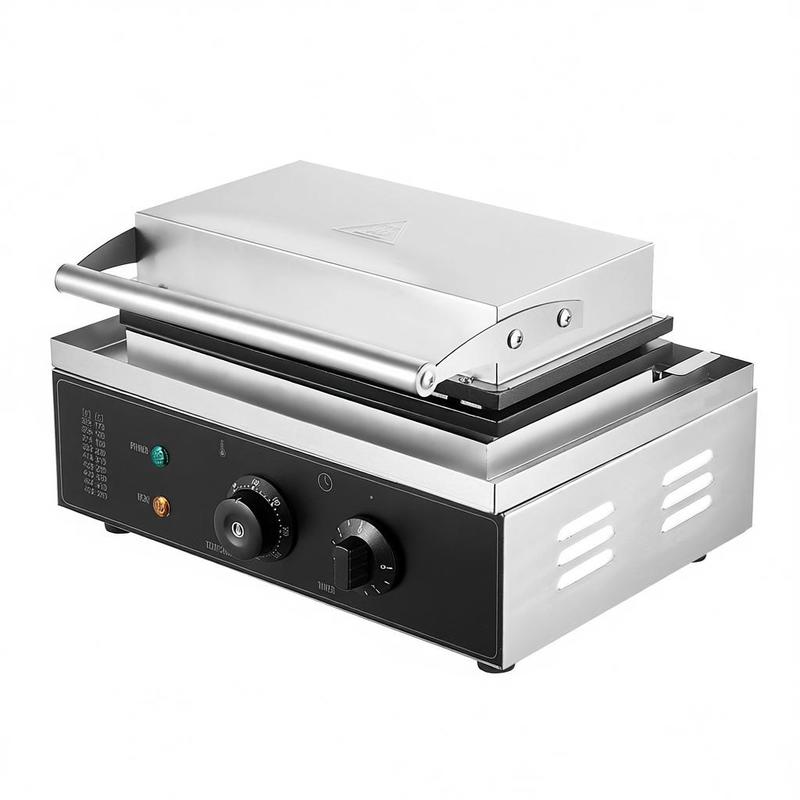 Waffle Iron Belgian - Rectangle Waffle Baker Machine 1550W For