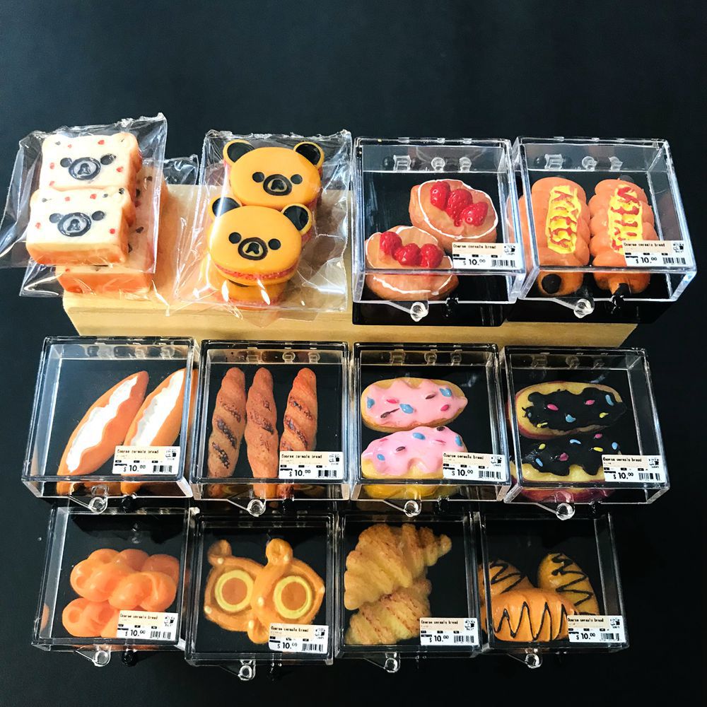 Kitchen Appliances Toys - 1/6 Scale Miniature Dollhouse Bread Cake