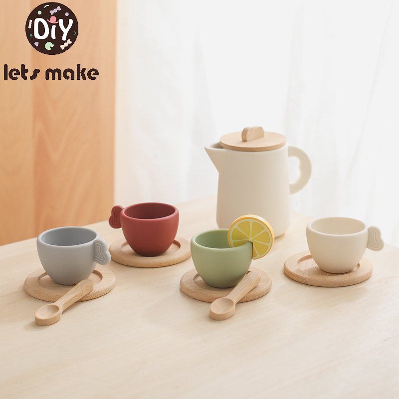 Kitchen Appliances Toys - 1Set Children Montessori Toy Teapot and