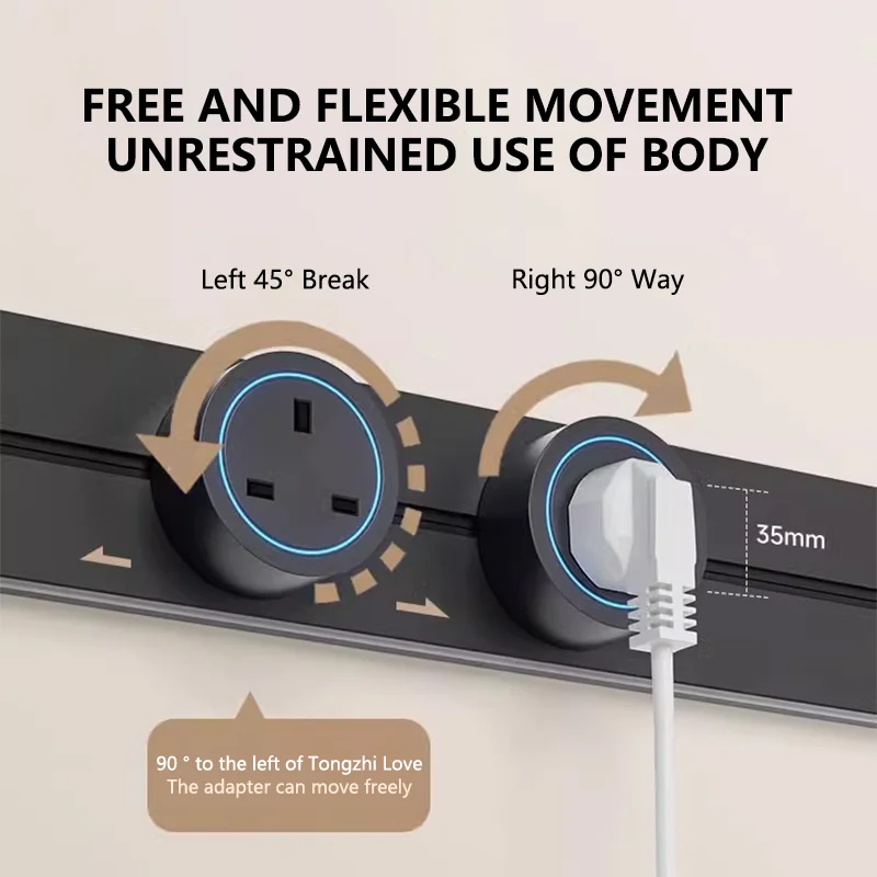 Power Track Socket Home Kitche - Kitchen Appliances Uk のレビューと価格