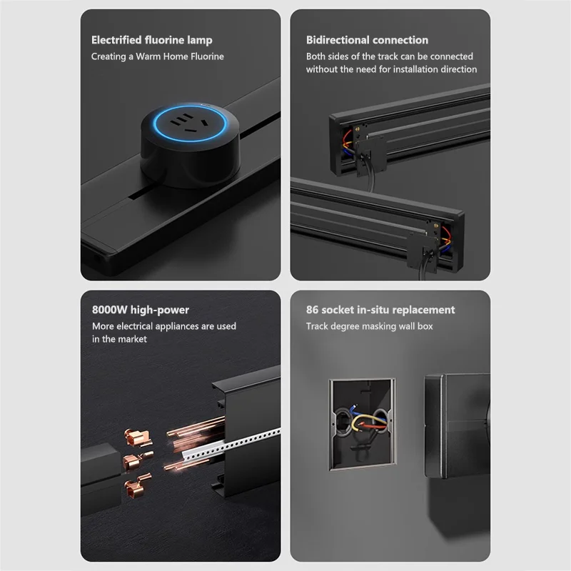 Power Track Socket Home Kitche - Kitchen Appliances Uk のレビューと価格