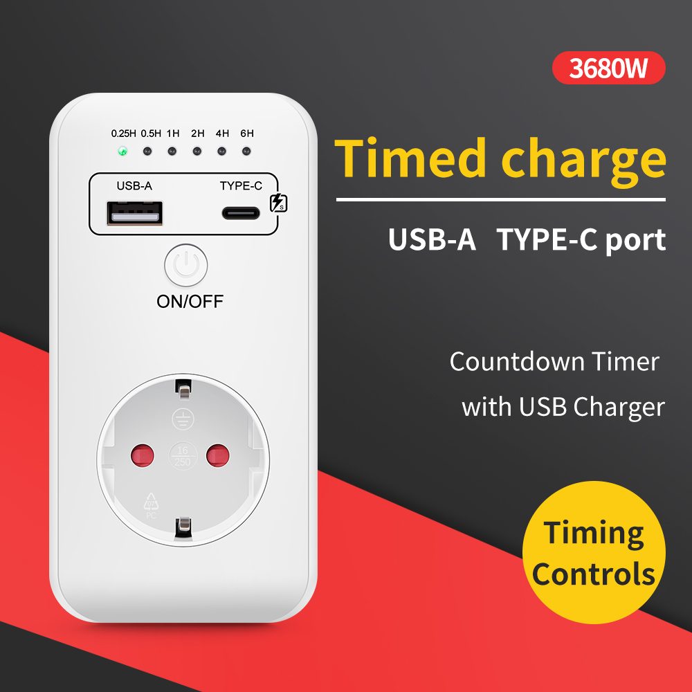 USB Type-C Timer Switch Digita - Kitchen Appliances Outlet のレビューと価格