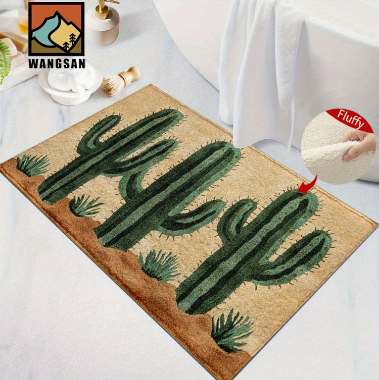 Cactus Flower Embroidery Doorm - Kitchen Appliances Green のレビューと価格