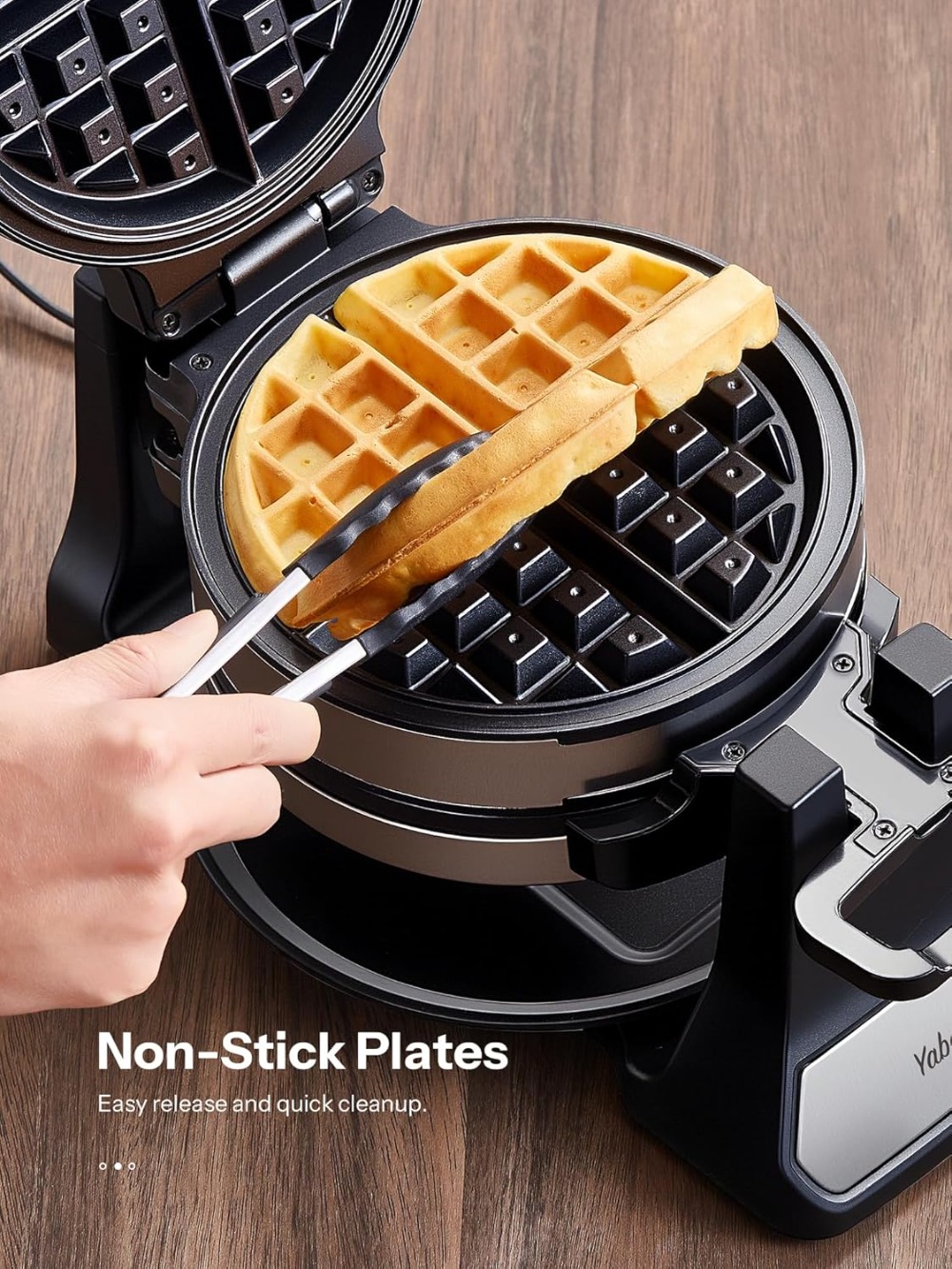 Classic Rotating Belgian Waffl - Waffle Iron Belgian のレビューと価格