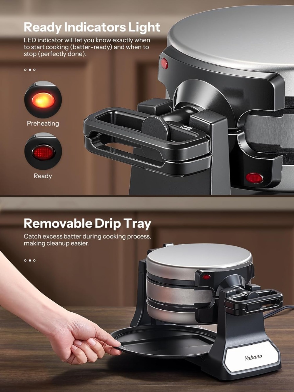Classic Rotating Belgian Waffl - Waffle Iron Belgian のレビューと価格