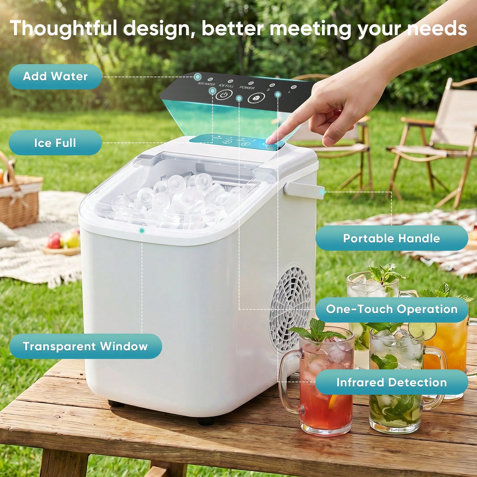 Nugget Ice Makers Countertop,  - Kitchen Appliances Green のレビューと価格