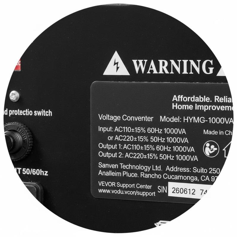 Power Voltage Changer 1000VA F - Kitchen Appliances Outlet のレビューと価格
