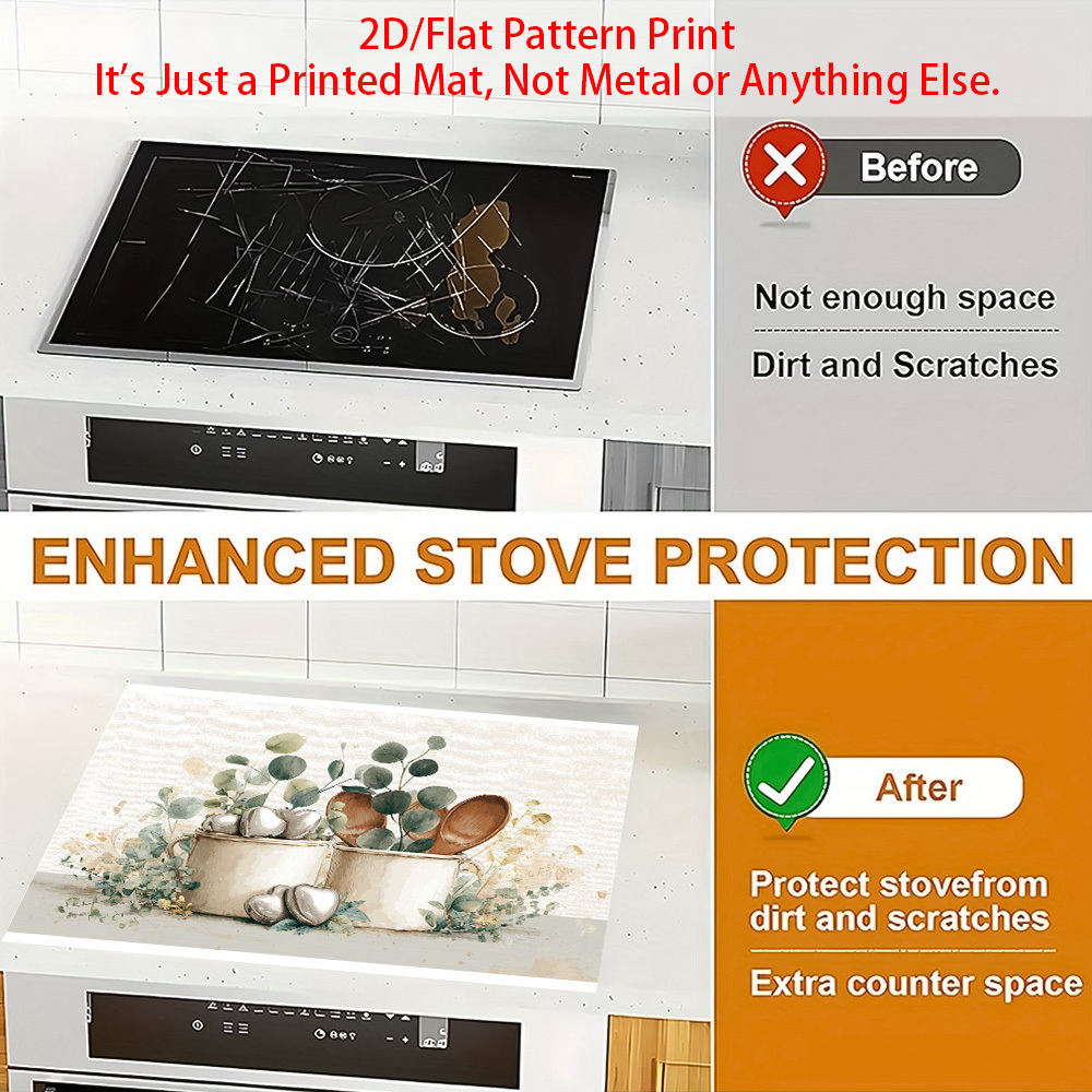 1pc Eucalyptus Watercolor Stil - Kitchen Appliances Green のレビューと価格