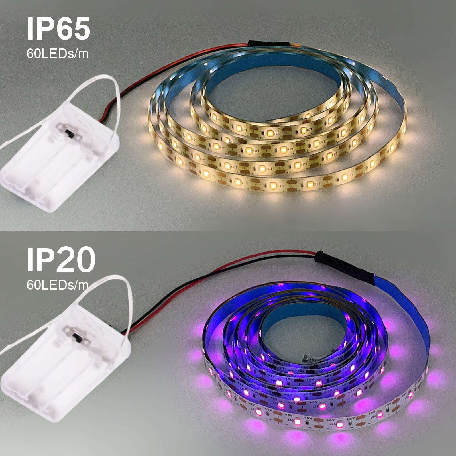 3AA Battery Power LED Strip Li - Kitchen Appliances In White のレビューと価格