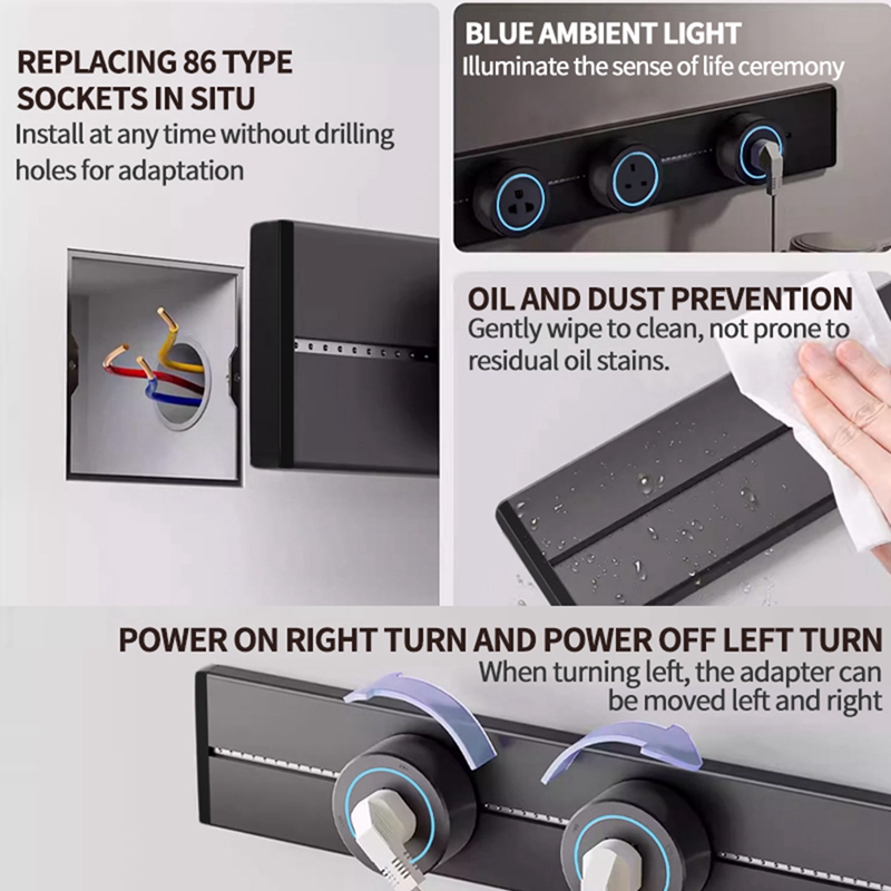 Socket Power Rail Socket Conce - Kitchen Appliances Uk のレビューと価格