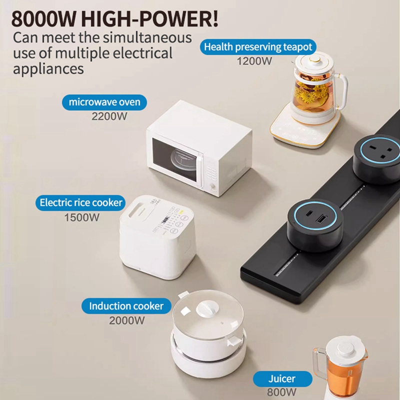 Socket Power Rail Socket Conce - Kitchen Appliances Uk のレビューと価格