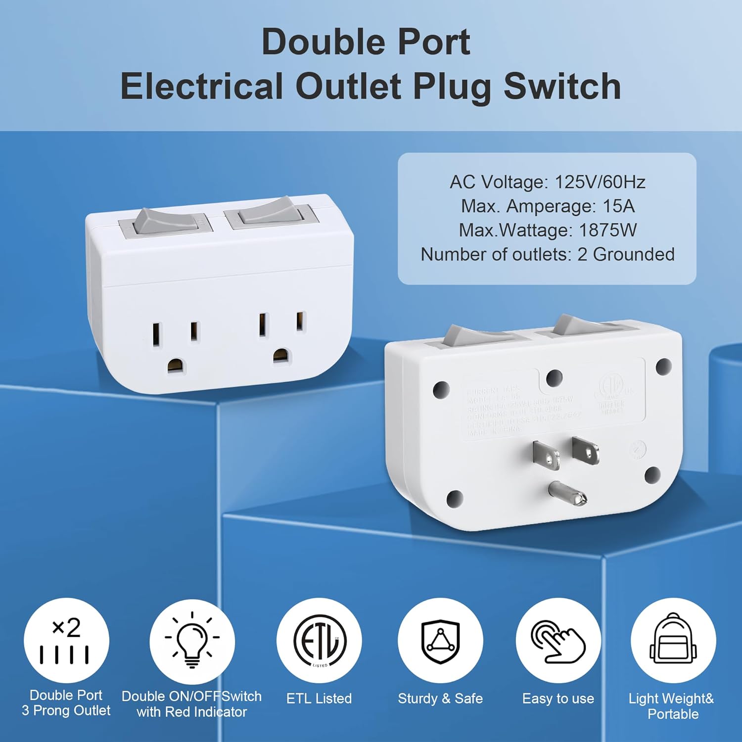 Grounded Double Outlet Power A - Kitchen Appliances Outlet のレビューと価格