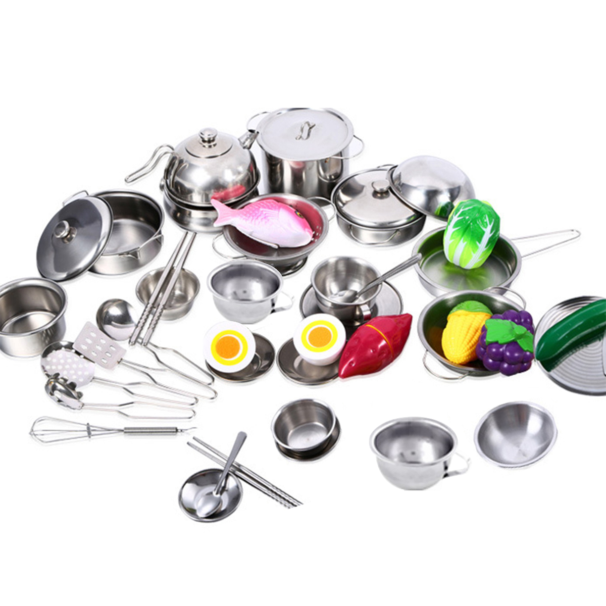 25PCS Kitchen Set Pretend Play - Kitchen Appliances Toys のレビューと価格
