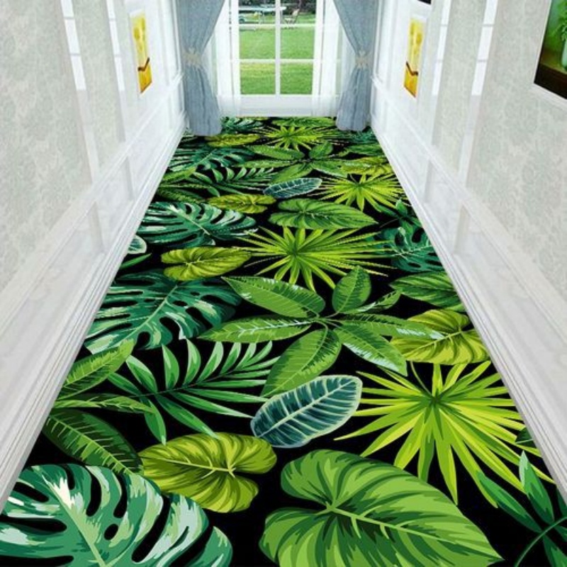 Tropical Leaves Print Runner R - Kitchen Appliances Green のレビューと価格