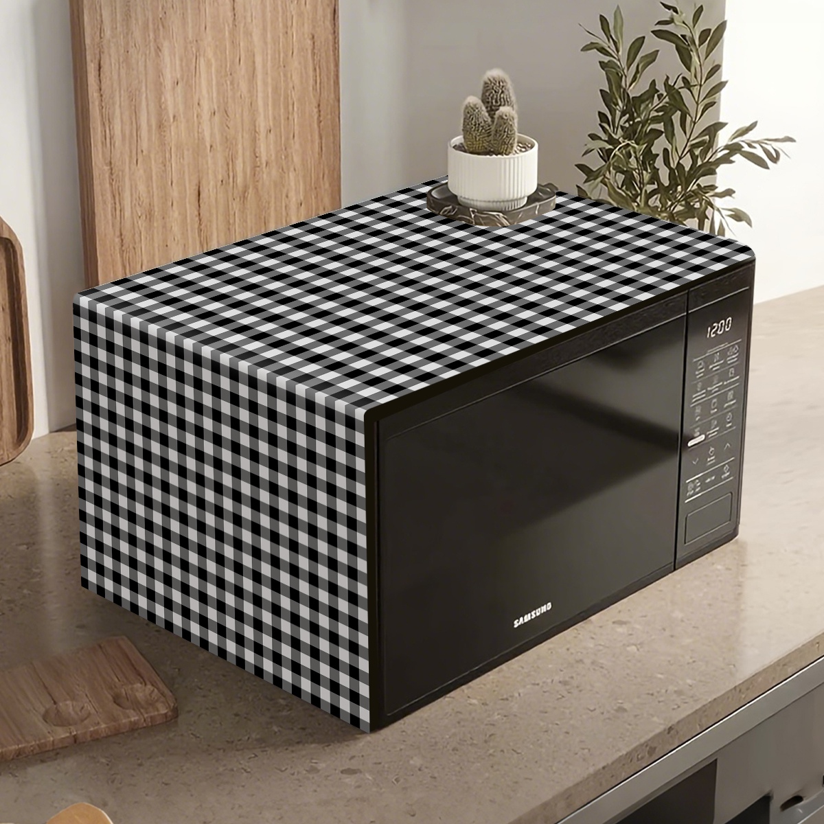 Black White Plaid Microwave Ov - Kitchen Appliances Japan のレビューと価格