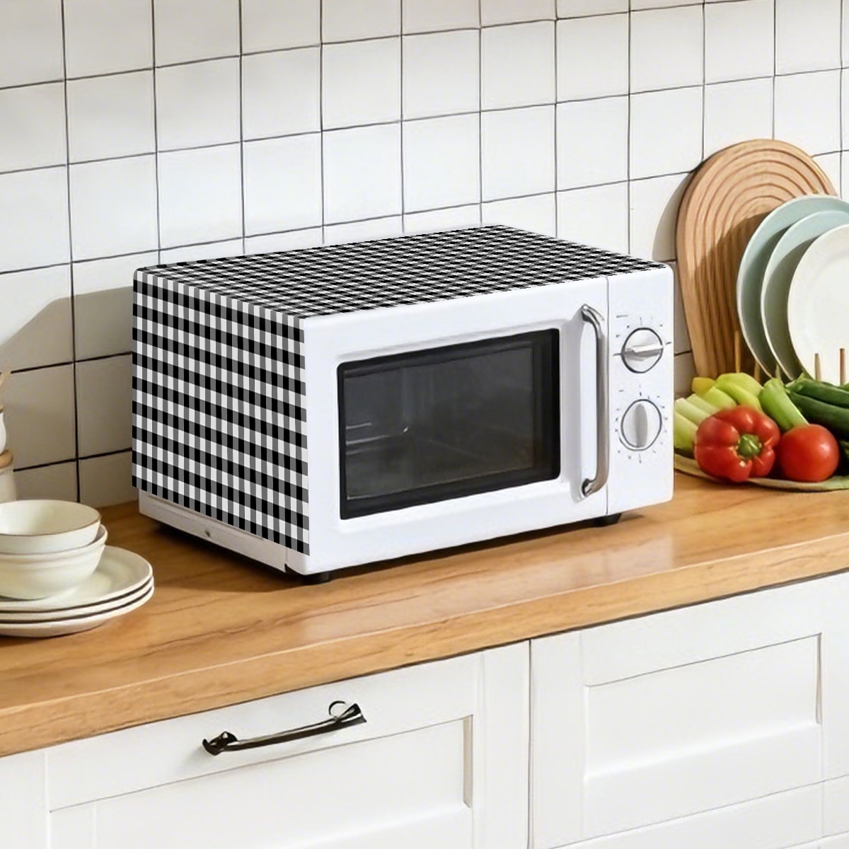Black White Plaid Microwave Ov - Kitchen Appliances Japan のレビューと価格