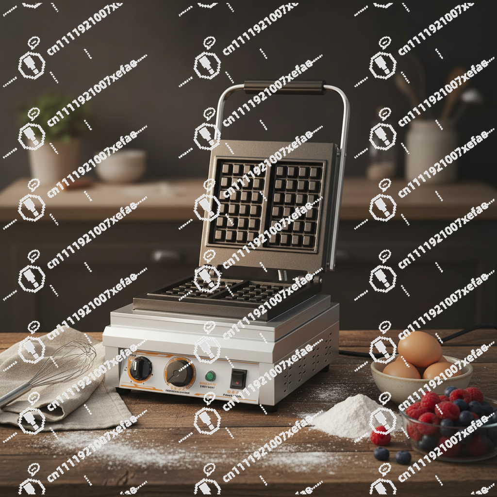Commercial Waffle Bread Maker  - Waffle Iron Belgian のレビューと価格