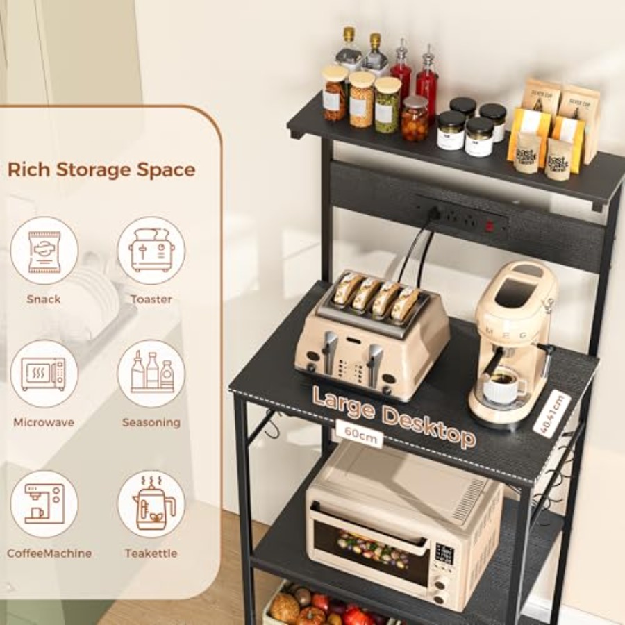 Kitchen bakers rack with power - Kitchen Appliances Outlet のレビューと価格