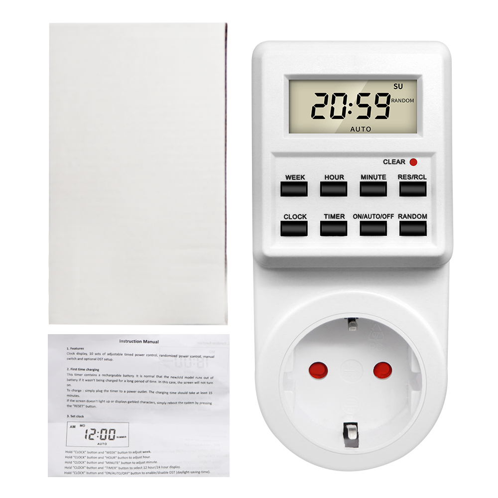 TM03 Digital Timer Switch Sock - Kitchen Appliances Uk のレビューと価格