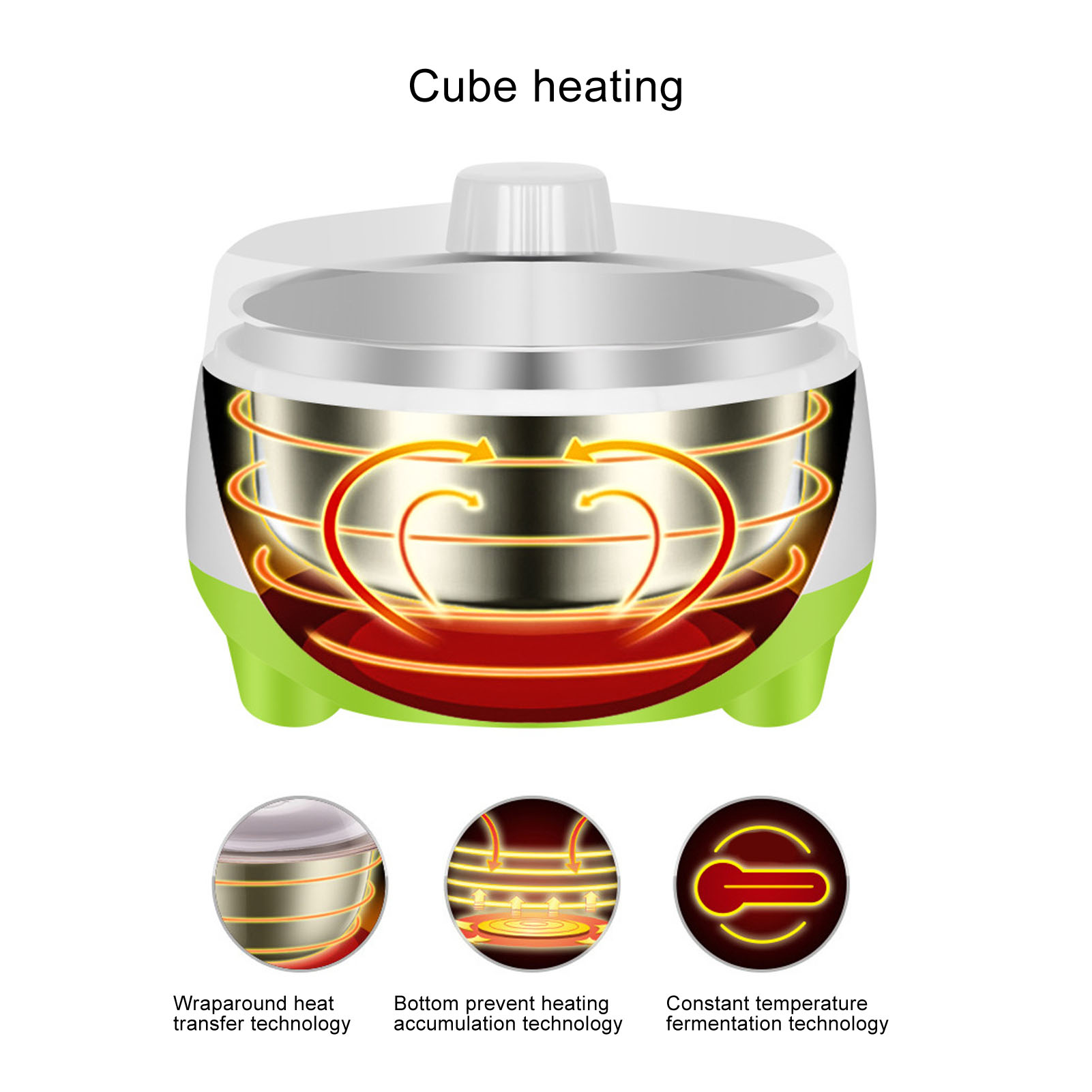 Compact Stainless Steel Yogurt - Kitchen Appliances Green のレビューと価格