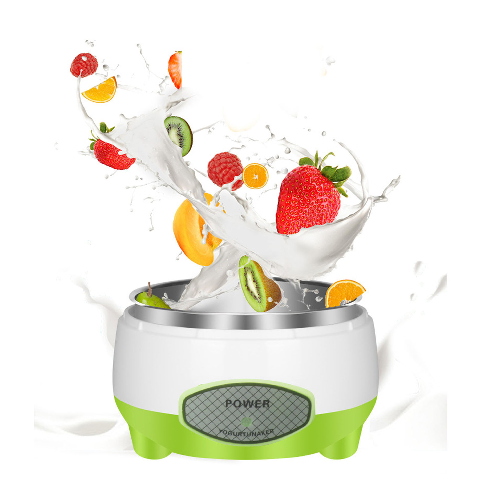 Compact Stainless Steel Yogurt - Kitchen Appliances Green のレビューと価格