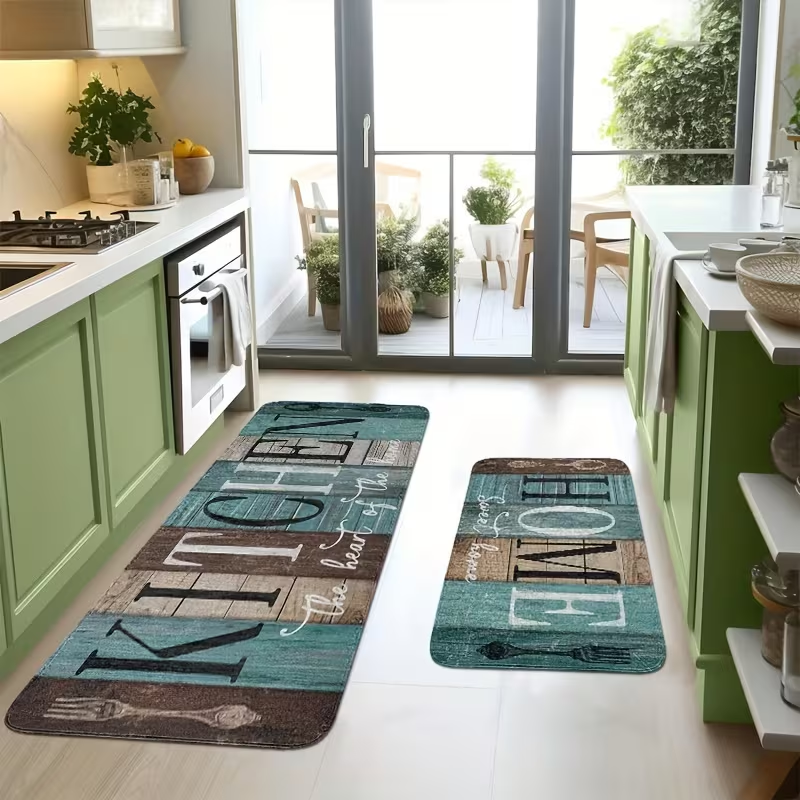 Green, Brown and Teal Farmhous - Kitchen Appliances Green のレビューと価格
