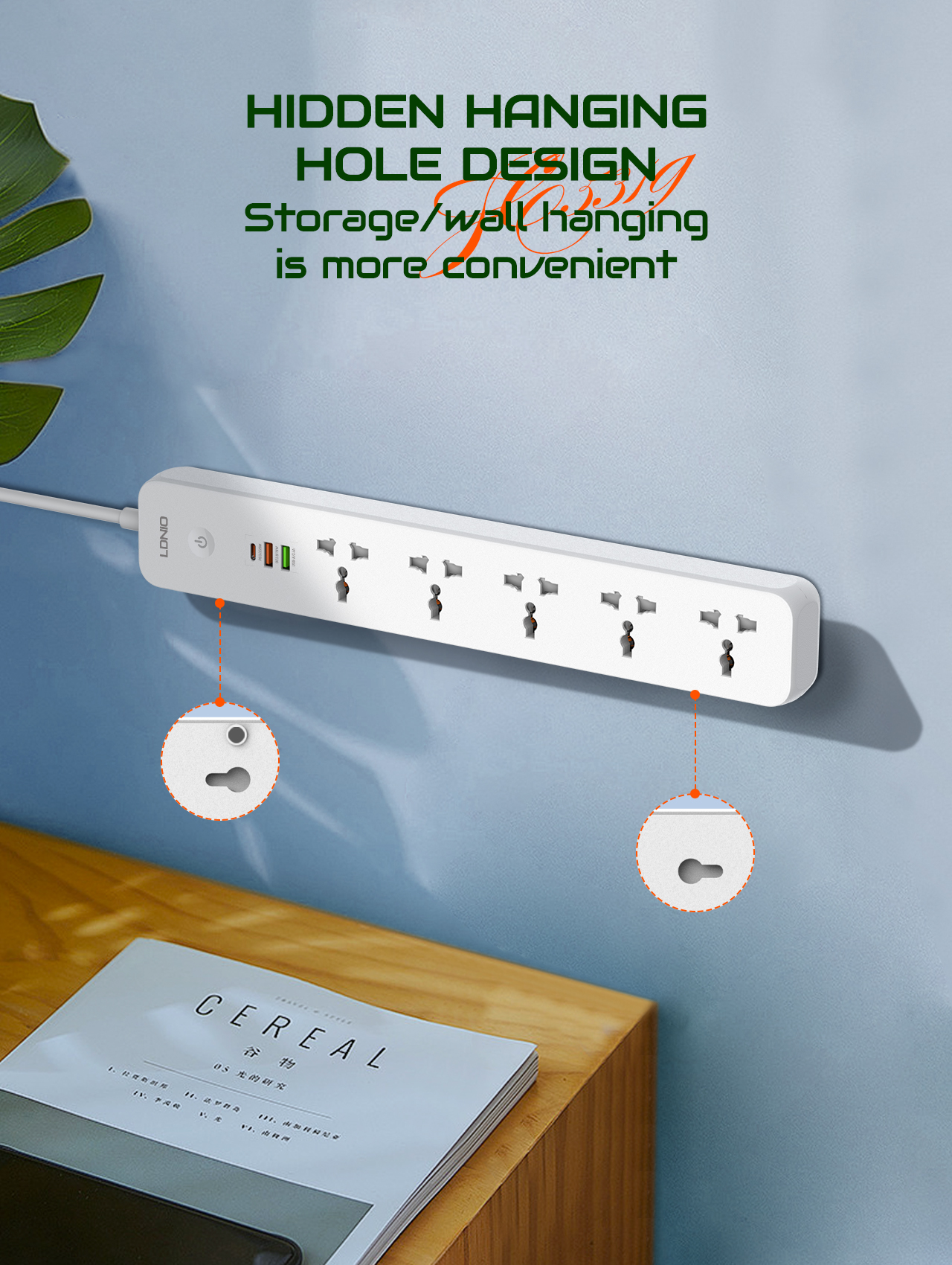 LDNIO 2500W Power Strip with 5 - Kitchen Appliances Uk のレビューと価格